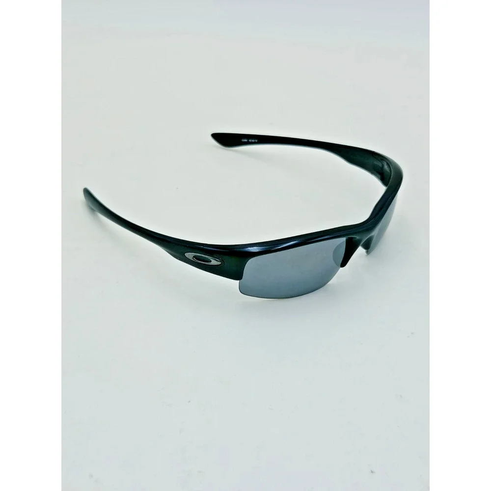 Oakley Half Jacket Polarized Sunglasses Black Frame w/ Pouch Mens